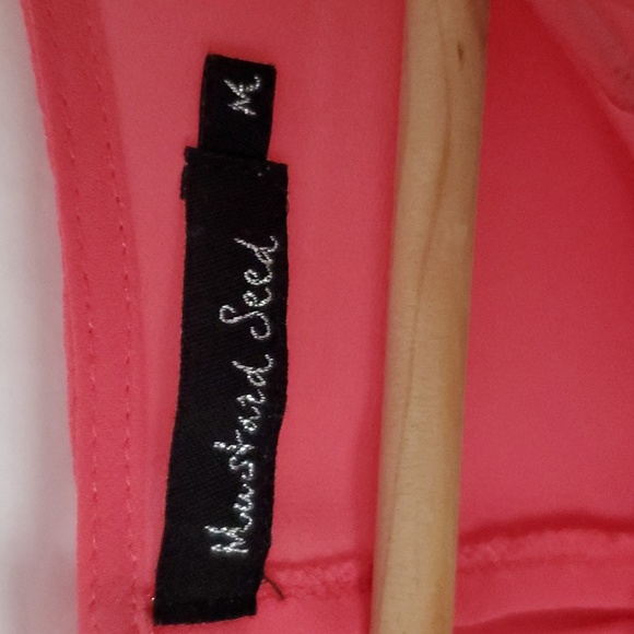 Flowy coral tank top / blouse - Picture 2 of 2